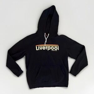 Liverpool Football Club Men's Embroidered Hoodie Sweatshirt, Navy, 3XL, New